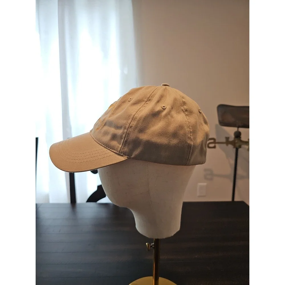 HTT Mens Beige National Estuarine Research Reserve Embroidered Crane Logo Hat - Picture 6 of 9